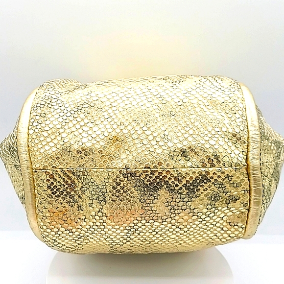 KENNETH COLE Metallic Leather Clutch Bag - Picture 7 of 10